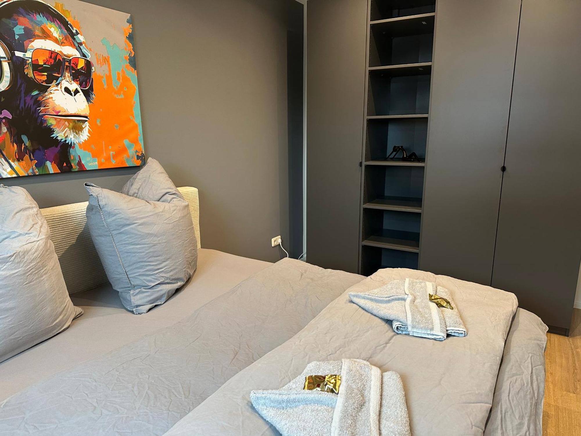 Moderne 50 Qm Unterkunft Monkey Rostock Exteriör bild